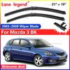 Для Mazda 3 BK 2003-2009 2004 2005 2006 2007 2008 Дворники Передние щетки стеклоочистителя Лобовое стекло Окно Щетка 21"+19"