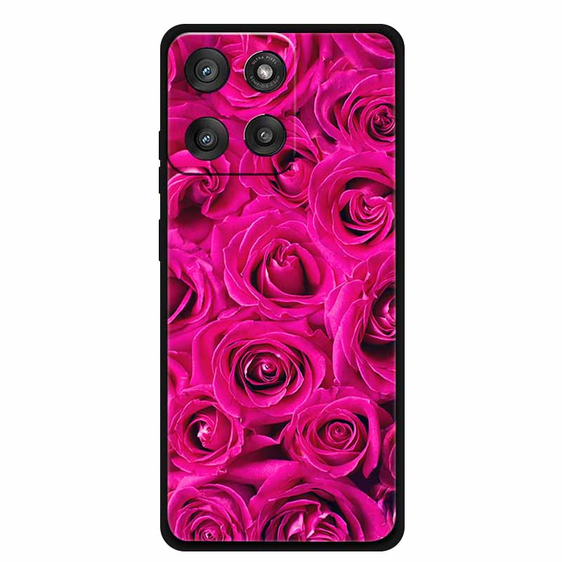 For Motorola Edge 60 Stylus Case Marble Painted Silicone Back Cover Case for Edge 60 Stylus Case Back Coque Edge 60 Stylus Cases