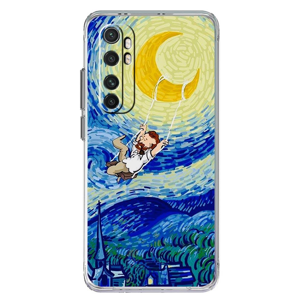Арт Эстетика Винсент Ван Гог Звездная Ночь Для Xiaomi Poco X3 NFC F3 M3 X4 X5 Pro 5G Чехол для Телефона Mi 11 Lite Ultra 11T 11X 12 11i Обложка