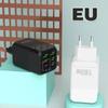Многопортовое зарядное устройство мощностью 150 Вт: 3 USB + 3 PD Быстрая зарядка, Стандарт Евро и Великобритании