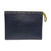 [Б/У] Pochette Voyage Mm Серия Логотип Покрытие из Канвы и Кожи Косметичка - Отличное Состояние #130FAL5