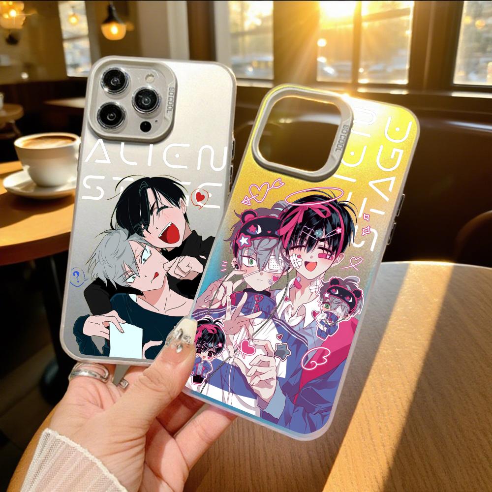 Чехол для телефона Ivan Tills Aliens Stage для Samsung Galaxy A37 A57 A17 A07 A16 A35 A55 A25 A15 A56 A54 A36 A34 A24 A26 4G 5G