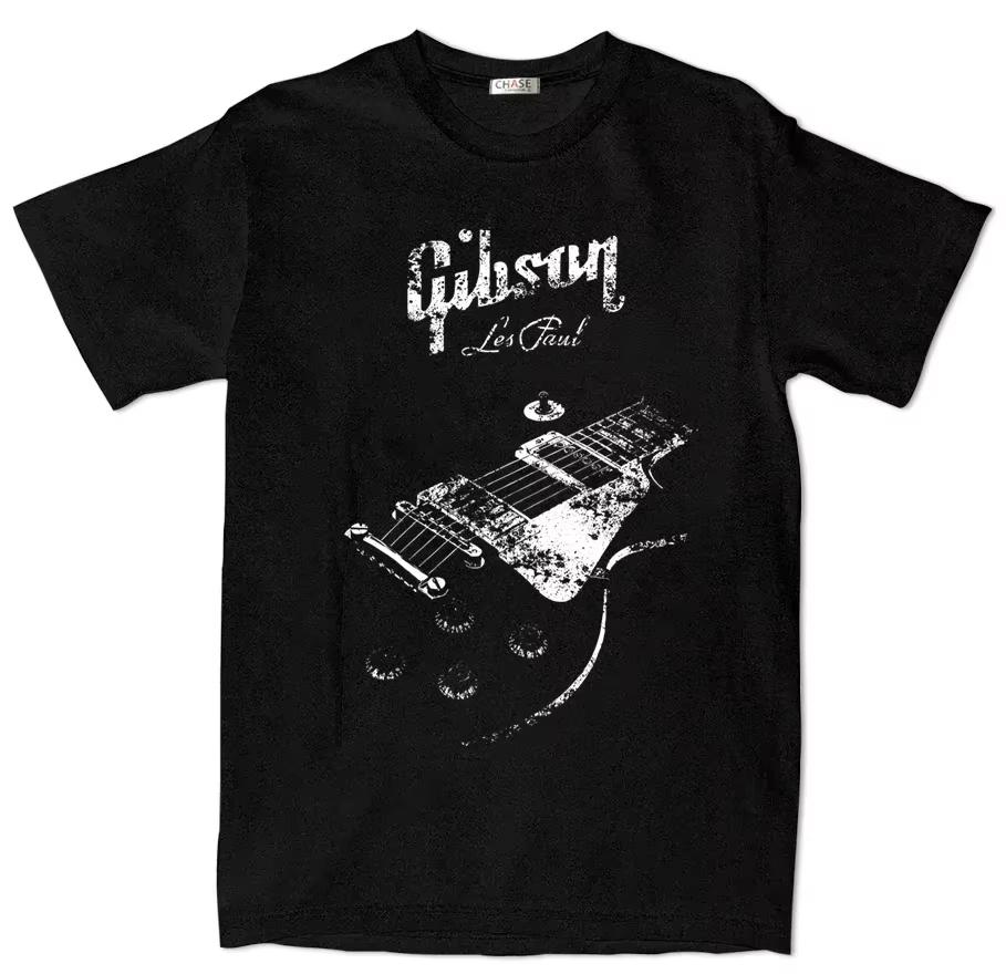 Футболка с принтом Gibson Guitar Топы Женские Летняя Мода Повседневные Унисекс Топы Одежда Футболка Графический Харадзюку графические футболки