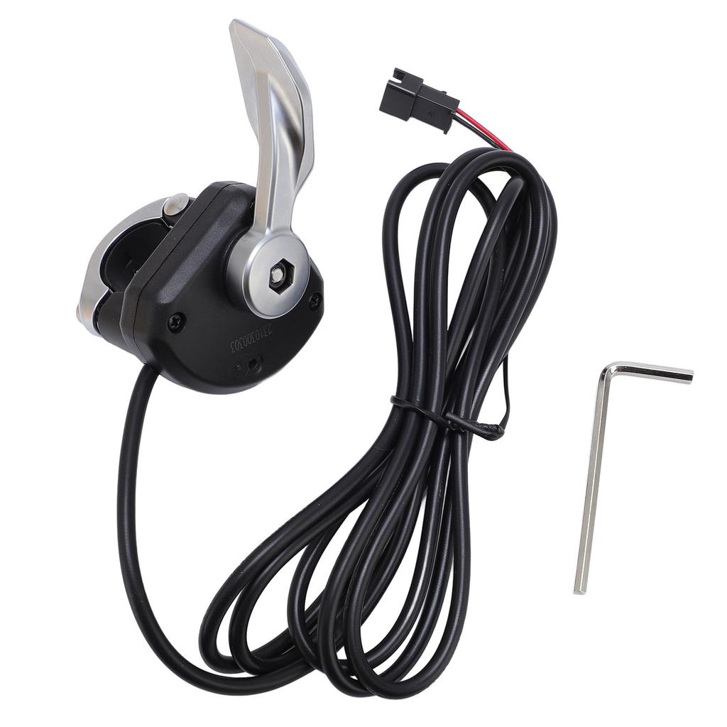 Дроссельная заслонка для большого пальца, чувствительная регулировка скорости, прочная конструкция ABS, дроссельная заслонка для электрического велосипеда для скутера