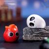 Разноцветная Хэллоуинская Миниатюрная Фигурка Летучая Мышь Паук Скелет Кошка Зомби Мультяшная Тыква Призрак Статуэтка Смола Вечеринка Украшения