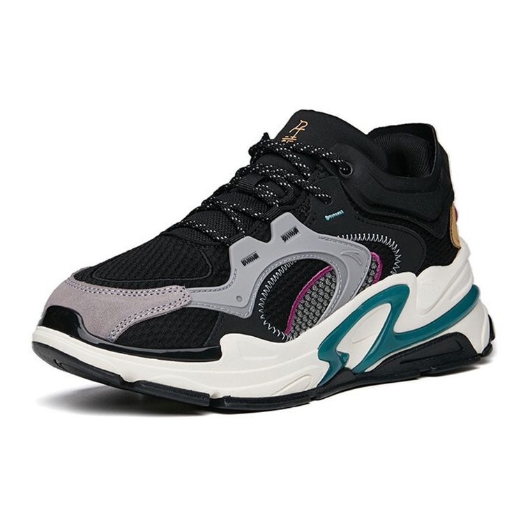 Anta Кроссовки мужские Millennium 3.0 Mesh Low-Top Lifestyle, черные, серые, желтые 112148890-5