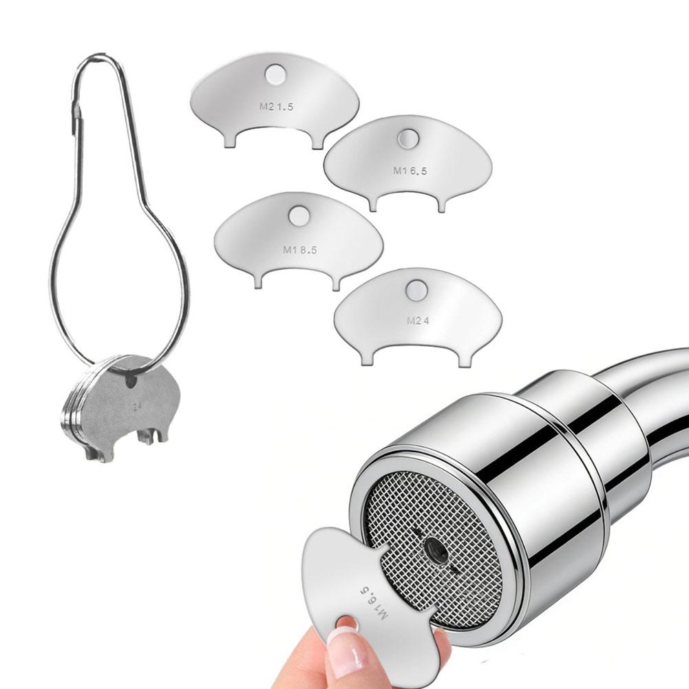 Stainless Steel Faucet Aerator Key, Household Faucet Plug-in Aerator Easy Aerator Removal Tool For Kitchen And Bathroom