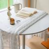 Pure White Lace Dining Table Cloth Type North Pastoral Coffee Table Mat Photo Background Decorative Cover Cloth