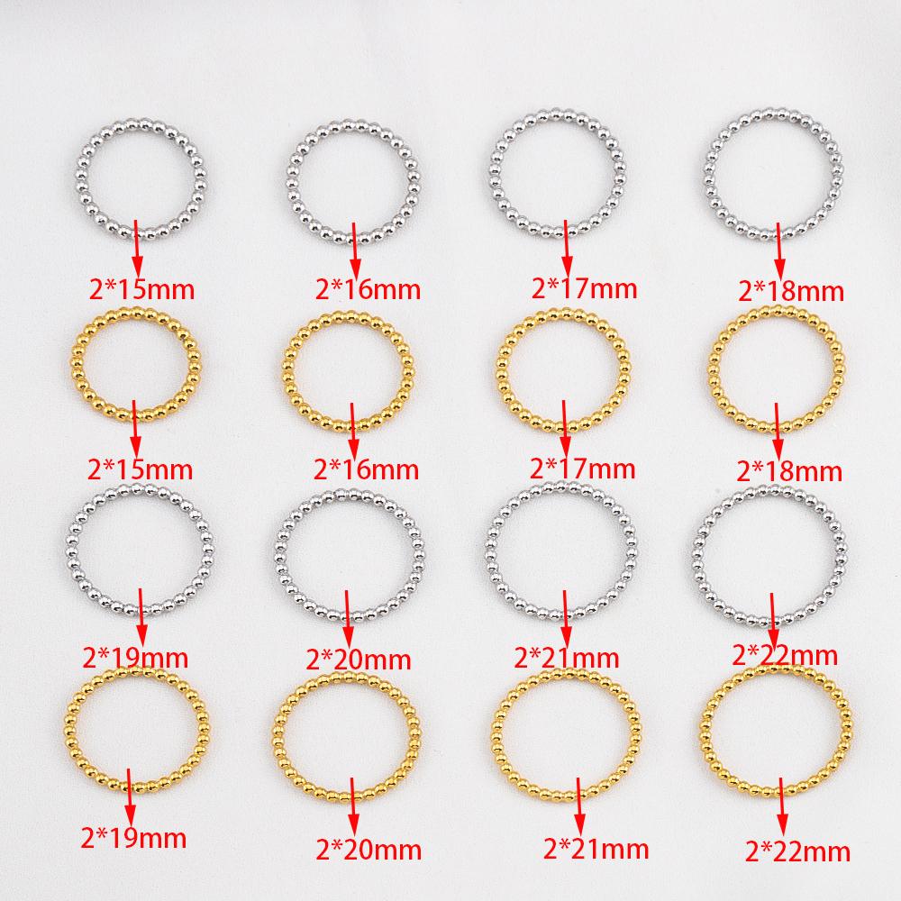 2pcs Stainless Steel Closed Ring Round Twisted Circles Ear Wire Hoops Pendant Connectors for DIY Jewelry Earring Making Findings
