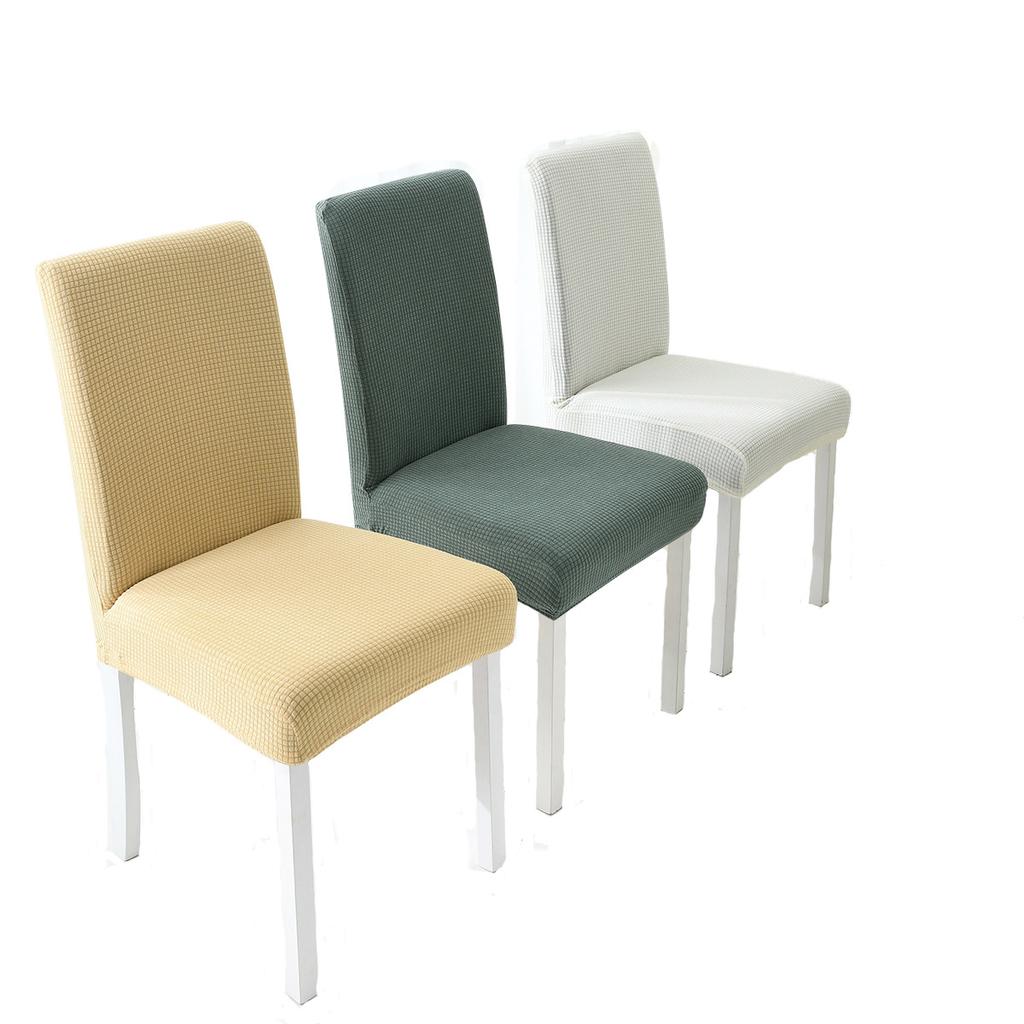 Водонепроницаемый чехол на стул, эластичные чехлы на стулья, обеденный стол в отеле, клетчатый чехол на стул в ресторане