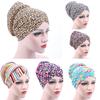 New Small Floral Leopard Print Cotton Bandana Hat Chemotherapy Head Wrap
