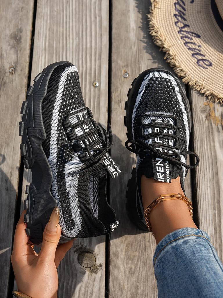 Женская обувь Лето 2025 Новые Четыре сезона Универсальная Тонкая Дышащая Повседневная обувь Большие Кроссовки Женские Zapatos De Mujer