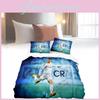 Star Football 3d Bedding Set Quilt Duvet Cover Pillowcase Single Double Uk Gift