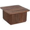 Coffee Table - HOME ESPRIT - Brown - 70 X 70 X 39 Cm - Easy Assembly - Contemporary Design