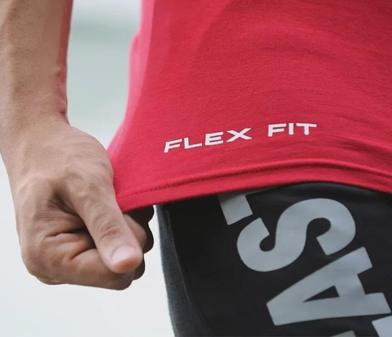 Мужская быстросохнущая футболка без рукавов для тренировок мышц