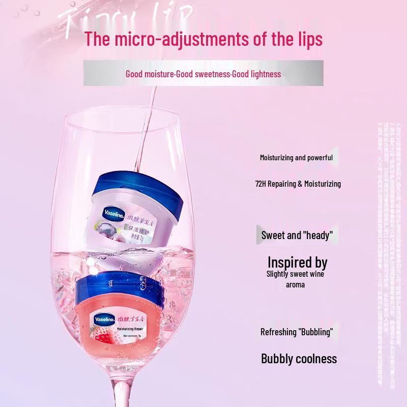 Vaseline Grape Scented Moisturizing Lip Balm (2-Pack)