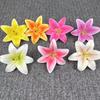 Real Touch 65cm Artificial Lily Flower Silk 3 Heads Fake Lily Bouquet DIY Wedding Bridal Bouquet Living Room Decor