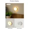 LED Bedside Lamp Small Battery Power Night Light 3 Modes Eye Protection For Kitchen Cabinet Wardrobe Lamp Staircase Closet Light