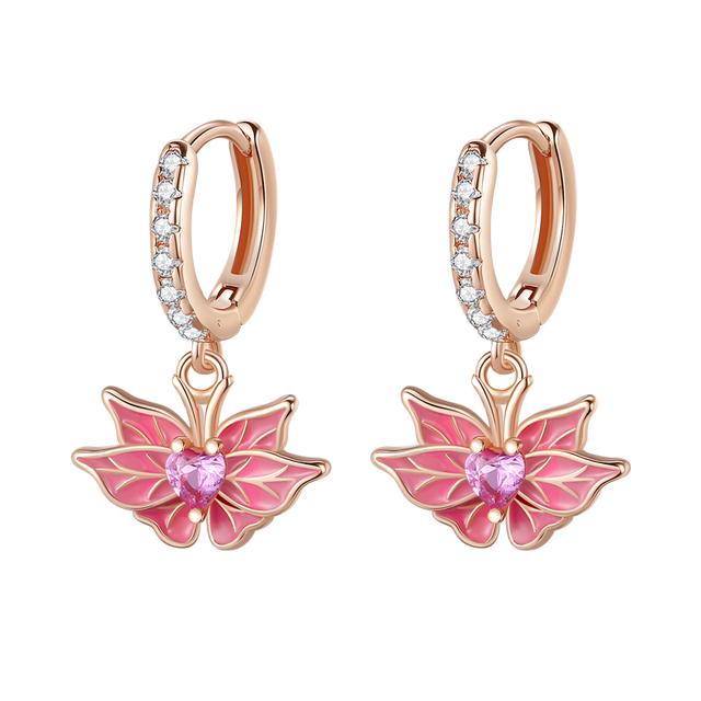 Весенние серьги-гвоздики из стерлингового серебра 925 пробы с цветком и насекомыми, женские серьги-гвоздики с геометрическим кругом, золотые серьги, серебро 925 пробы