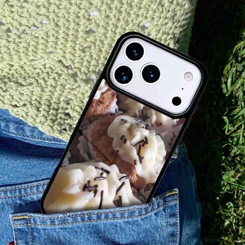 Чехол для телефона 'Торт Зефир Глазурь Шарики' для IPhone 11 12 13 14 15 16e 17 Pro Max Coque для IPhone 17 Air