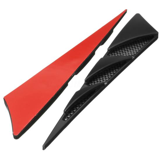 1 пара наклеек на вентиляционное отверстие, самоклеящаяся износостойкая наклейка из АБС-пластика с автоматической боковой розеткой для автомобиля