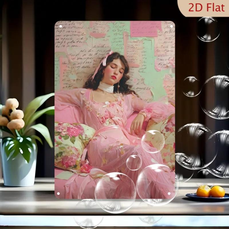 D Flat D FlatD Flat Pc Pcs Shining Metal Wall Sign X Inch Flat WallMountable Decorative Plaque Suitable Home Garde