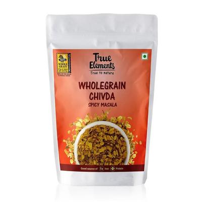 Цельнозерновая Чивда с острой Масалой (100 г), Wholegrain Chivda Spicy Masala, произ. True Elements