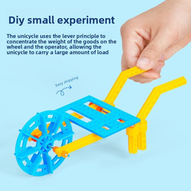 Self Made Unicycle Model Assembly Material Set Children Puzzle Toy For Kids Learning And Handson Fun