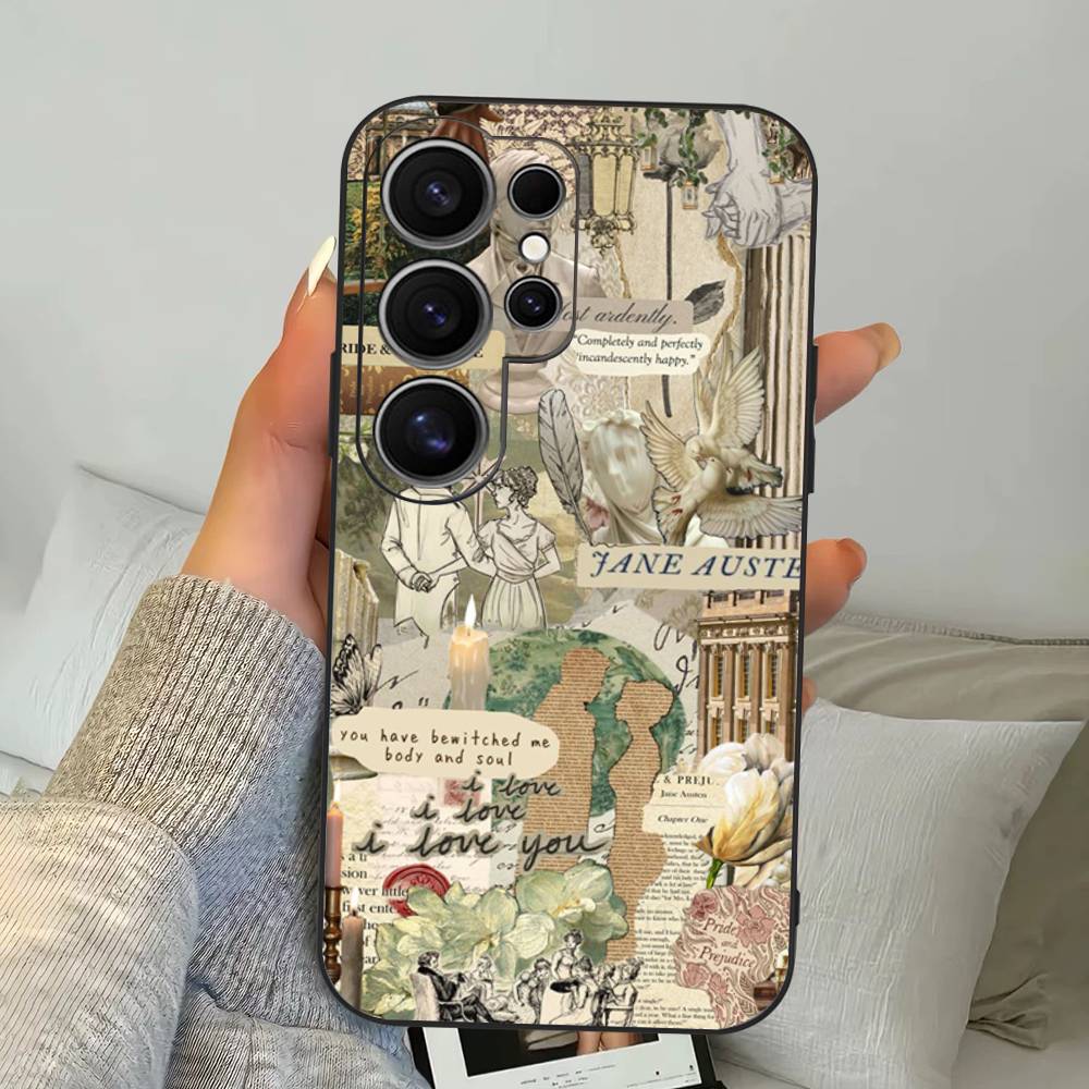 Чехол для телефона Pride And Prejudice Джейн Остин Для Samsung S 24 Fe 25 Ultra Plus 20 Lite 21 30 22 23 24 22 Ultra 5G Fundas