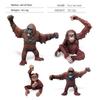 Chimpanzee and Gorilla Standing Zoo Model Toy