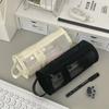 Portable Mesh Pencil Case Simple Stationery Storage Organizer  Back To School