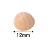 100Pcs Unfinished Half Wooden Beads for Paint DIY Projects Tiered Tray Decor