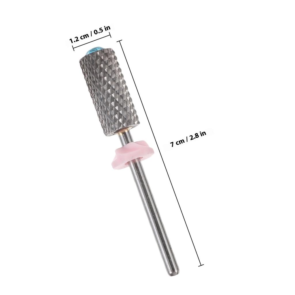 Sturdy Metal Grinding Nail Drill Bit for Acrylic Nails Manicure Cuticle Remover Polish Clean Care Long Life Professional Use