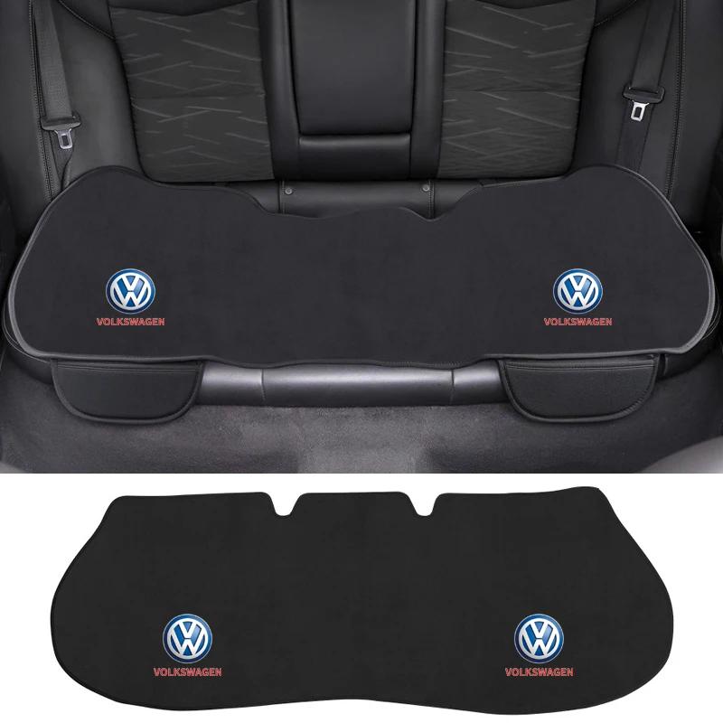 2026 Hot For VW VOLKSWAGEN Car Seat Cushion Non-Slip Cover Ice silk Velvet Plush For VW Volkswagen Golf Polo Passat Touran Jetta