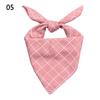 Cute Dots Plaid Neckerchief Triangle Scarf Pet Bandanas Pet Collars Dog Scarf Cat Neck Scarf