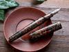 WANCHER World Tsugaru Lacquer Collection Fountain Pen Extra Fine Blackened Natural Tsugaru a Traditional Japanese (EF Point) - Wood, Lacquerware,