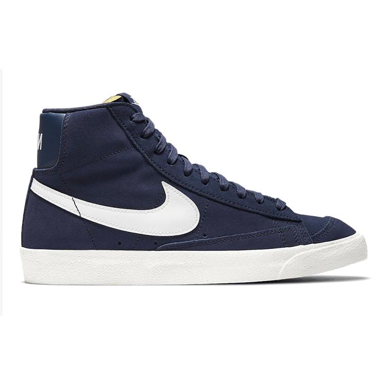 Nike Кроссовки Blazer Mid 77 Синий Замша Женские DB5461-400