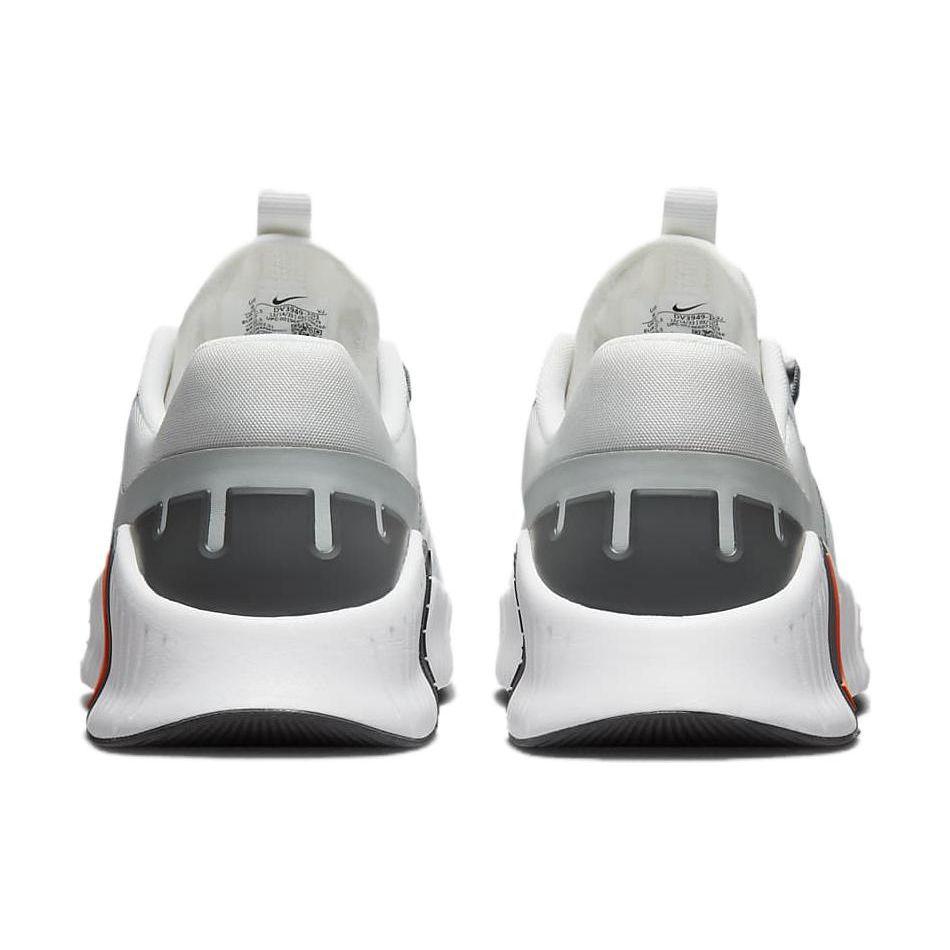 Nike Free Metcon 5 White Bright Mandarin Мужские кроссовки Summit-Белый Светло-Серебристый Железно-Серый DV3949-101