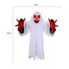 Terrifying Halloween party supplies banners, balloons, spiders and skeleton ghosts, Halloween tablecloths, and Halloween party decoration cake sets