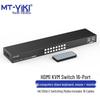 MT-viki 16-портовый HDMI KVM-переключатель для монтажа в стойку