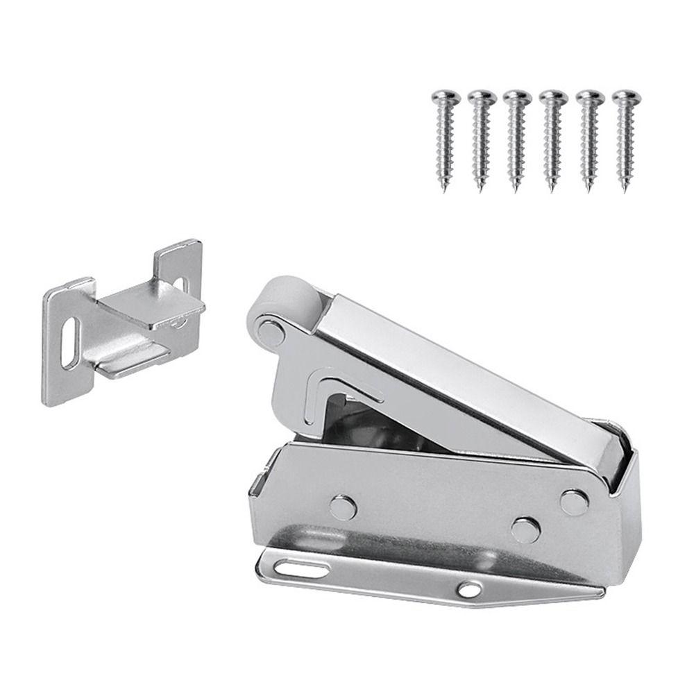 Пружинная защелка для двери, скользящий фиксатор, присоска для дверцы шкафа, улавливатель для раздвижной двери, дверная защелка, дверной толкатель