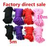 5 м/10 м секс-рабыня, веревка для бондажа, толстая хлопковая сдержанность, эротические игрушки для ролевых игр, мягкая хлопковая веревка для пар, игры для взрослых