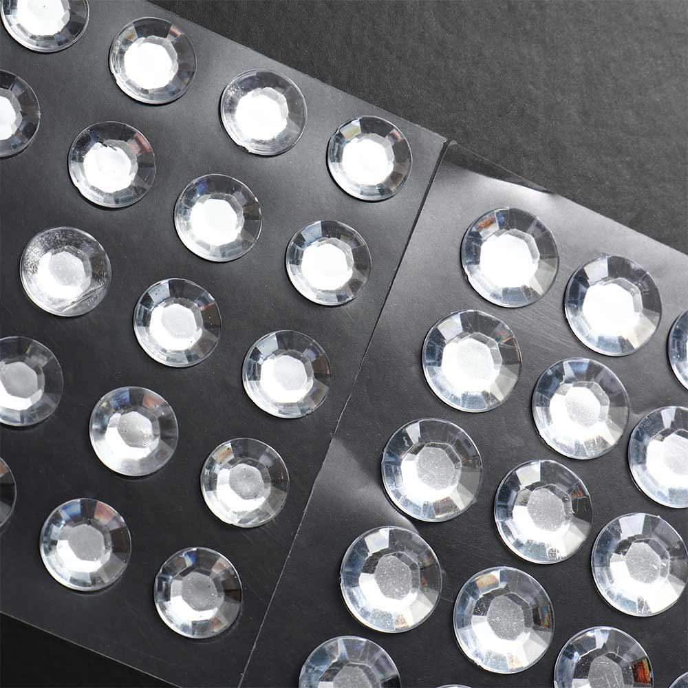 Модные наклейки со стразами и кристаллами для лица 3-12 мм 3D наклейки с драгоценными камнями для женщин