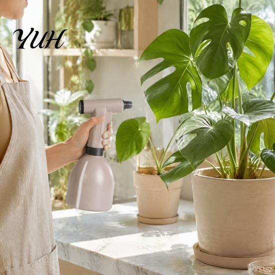 Электрический опрыскиватель для балконных растений 0,5 л, Распылитель, Ручной опрыскиватель для растений, Перезаряжаемый от аккумулятора, Лейка для полива, Ручной автоматический для сада,