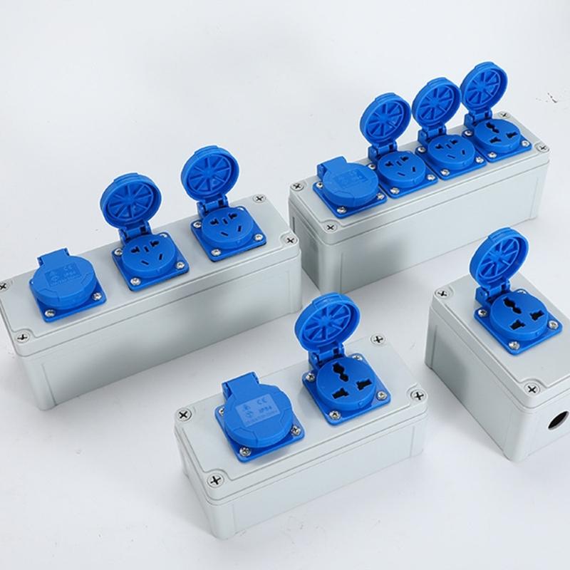 Industrial Wiring Connector Power Outlet Industry Safety Outlet Waterproof Dustproof Power Connector Socket Enduring