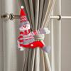 Santa Claus Christmas Curtain Tieback Plush Curtain Strap New Curtain Holders  Home Decor