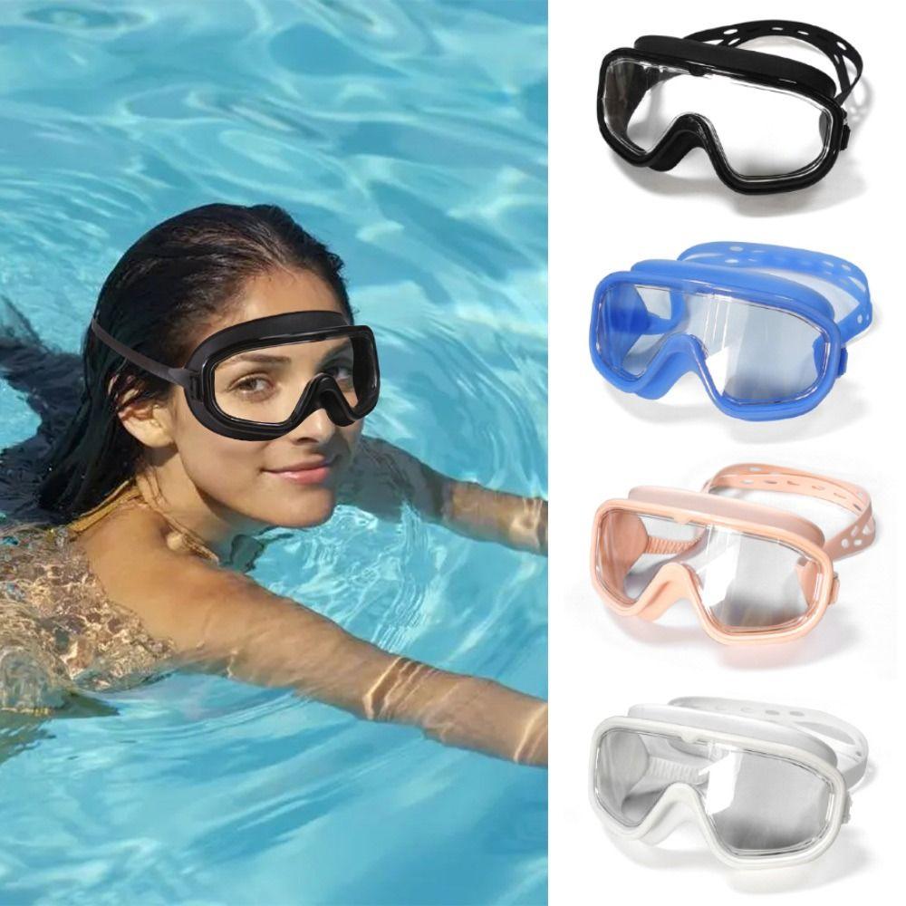 Wide View Swim Eyewear Big Frame Eyeglasses Useful Kids Swimming Goggles