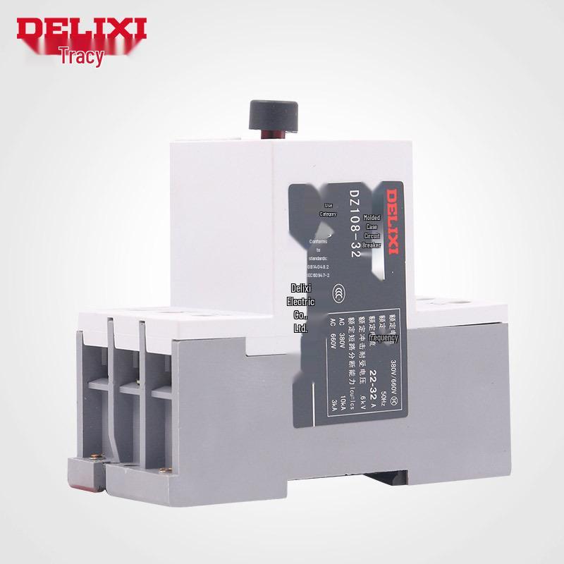 Защита двигателя DELIXI DZ108-32 Регулируемый ток 3VE2532A Пластиковый корпус