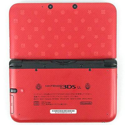 Подержанная Nintendo 3DS LL New Super Mario Bros Edition Красная, Портативная игровая консоль, Два экрана, Стилус