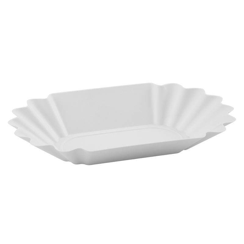 Eco-friendly Oval Reusable Tray for Displaying Coffee Beans and Serving Snacks